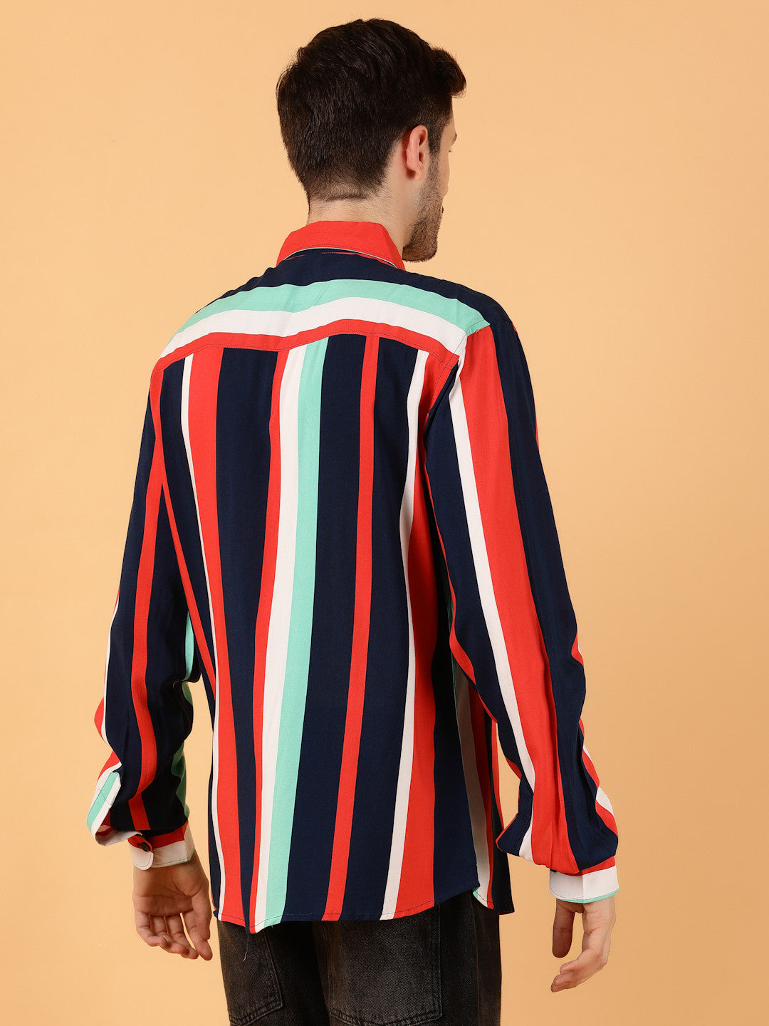 KOTTY Men Printed Casual Multicolor Shirt 