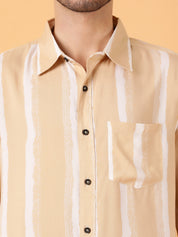 KOTTY Men Printed Casual Multicolor Shirt 