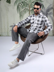 KOTTY Men Checkered Casual Multicolor Shirt 