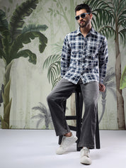 KOTTY Men Checkered Casual Multicolor Shirt 