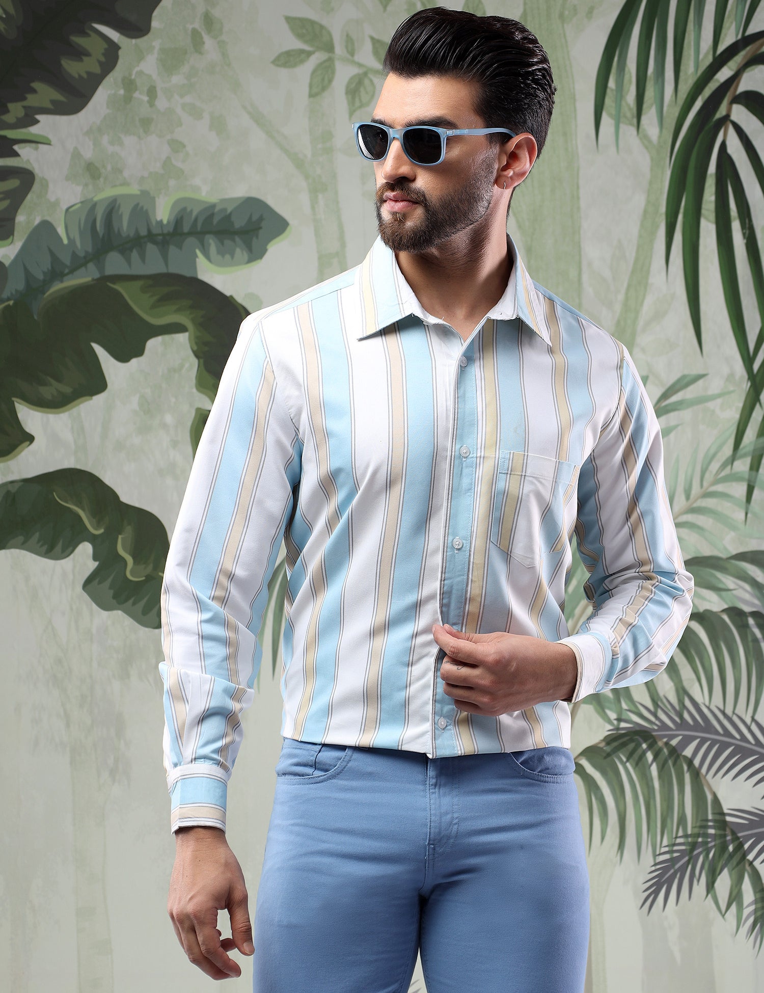KOTTY Men Checkered Casual Multicolor Shirt 