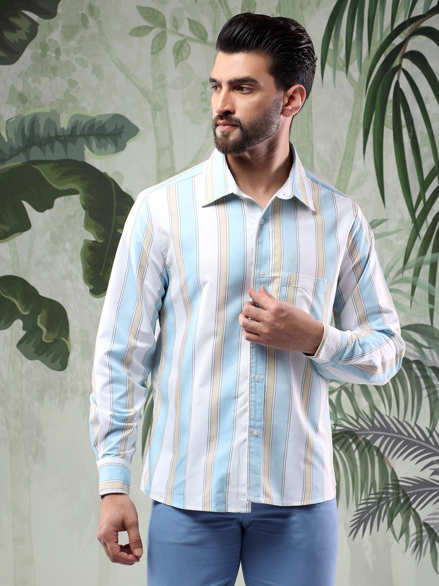 KOTTY Men Checkered Casual Multicolor Shirt 