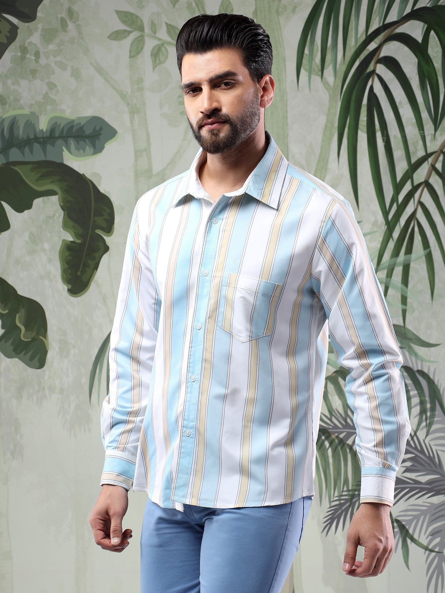 KOTTY Men Checkered Casual Multicolor Shirt 