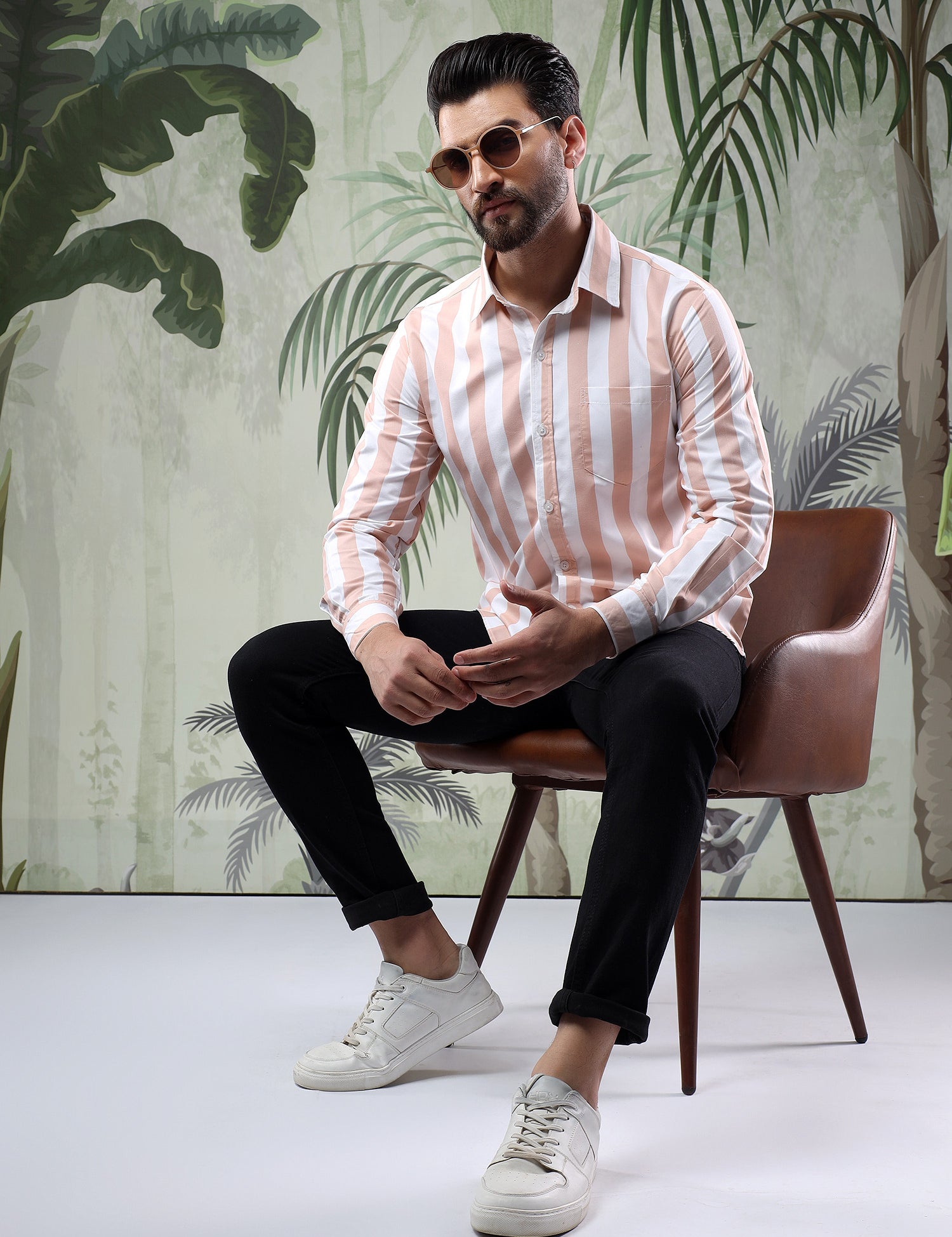 KOTTY Men Checkered Casual Multicolor Shirt 