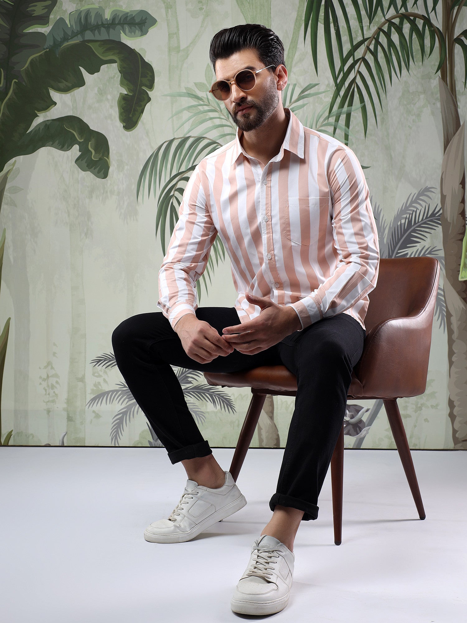 KOTTY Men Checkered Casual Multicolor Shirt 