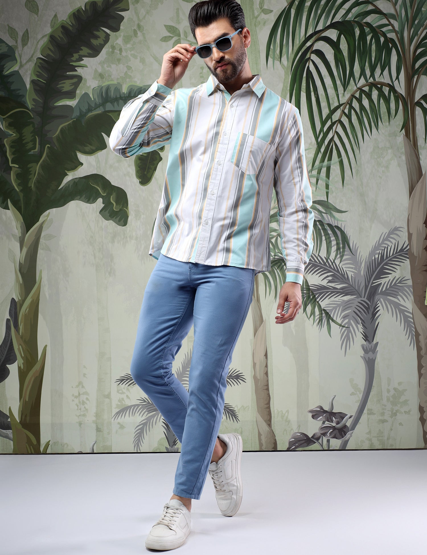 KOTTY Men Checkered Casual Multicolor Shirt 