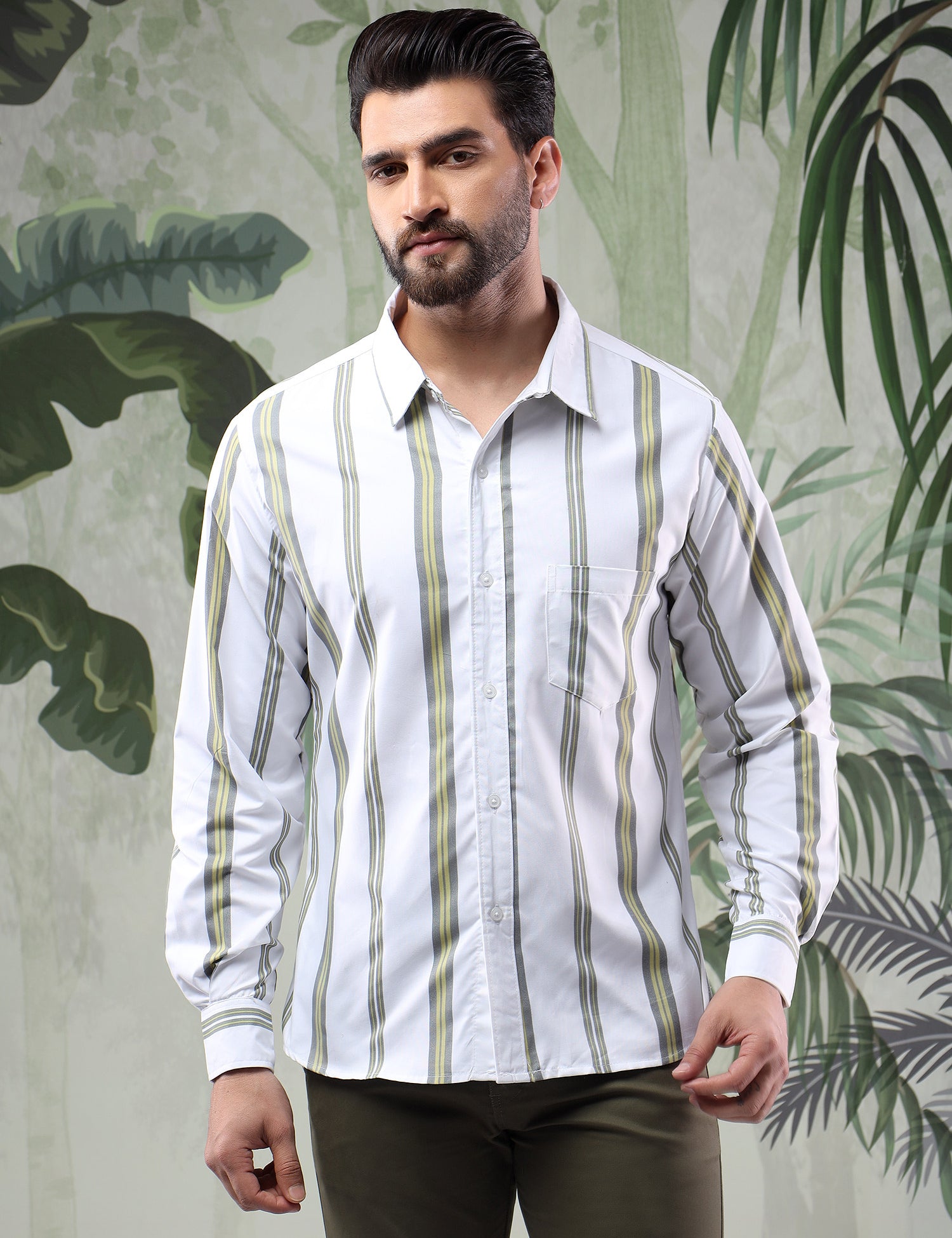 KOTTY Men Checkered Casual Multicolor Shirt 