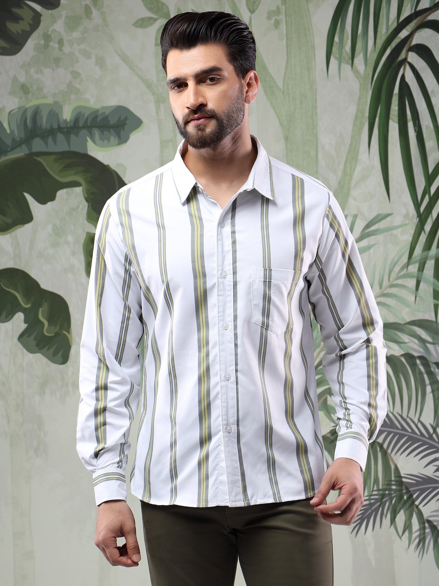 KOTTY Men Checkered Casual Multicolor Shirt 