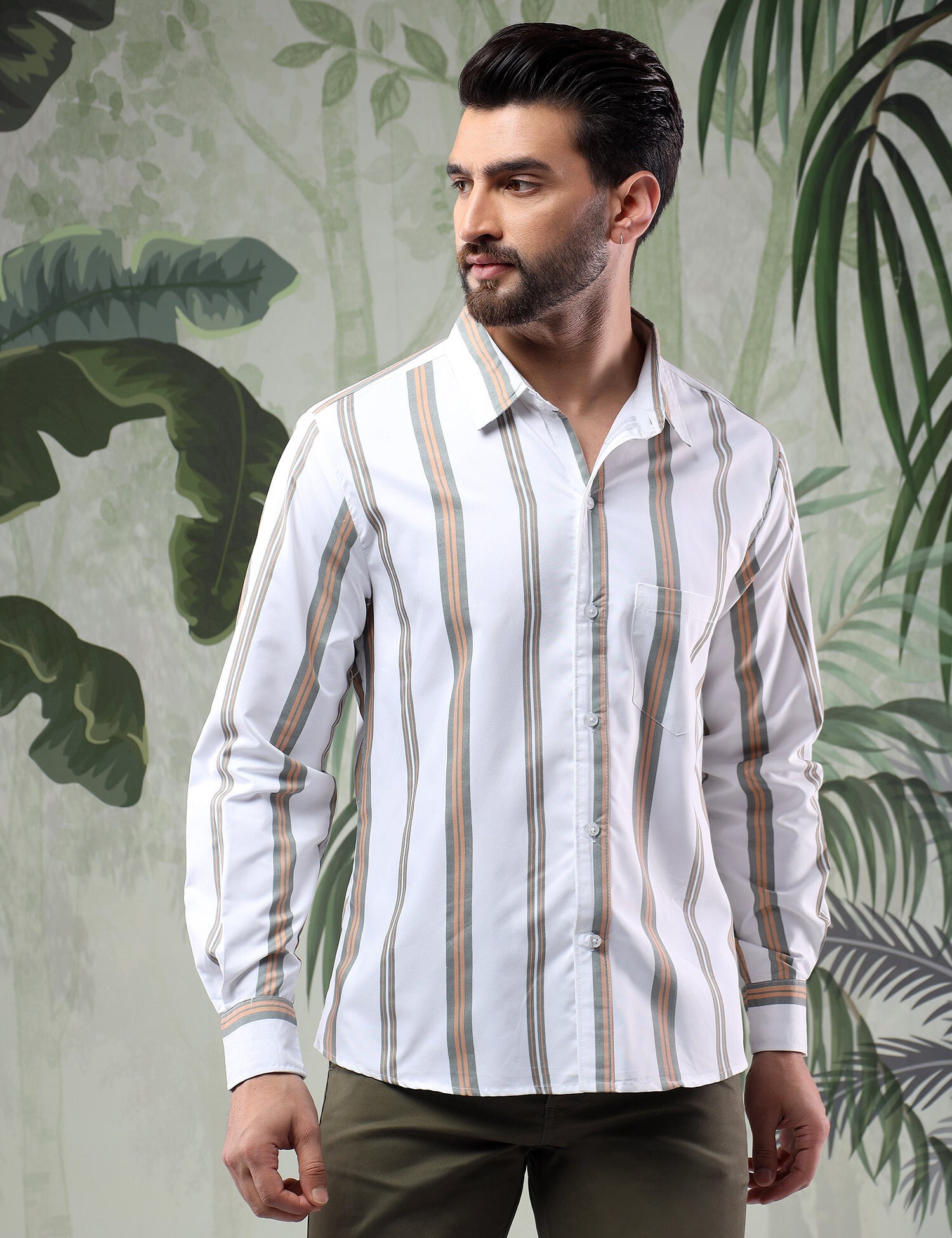 KOTTY Men Printed Casual Multicolor Shirt 