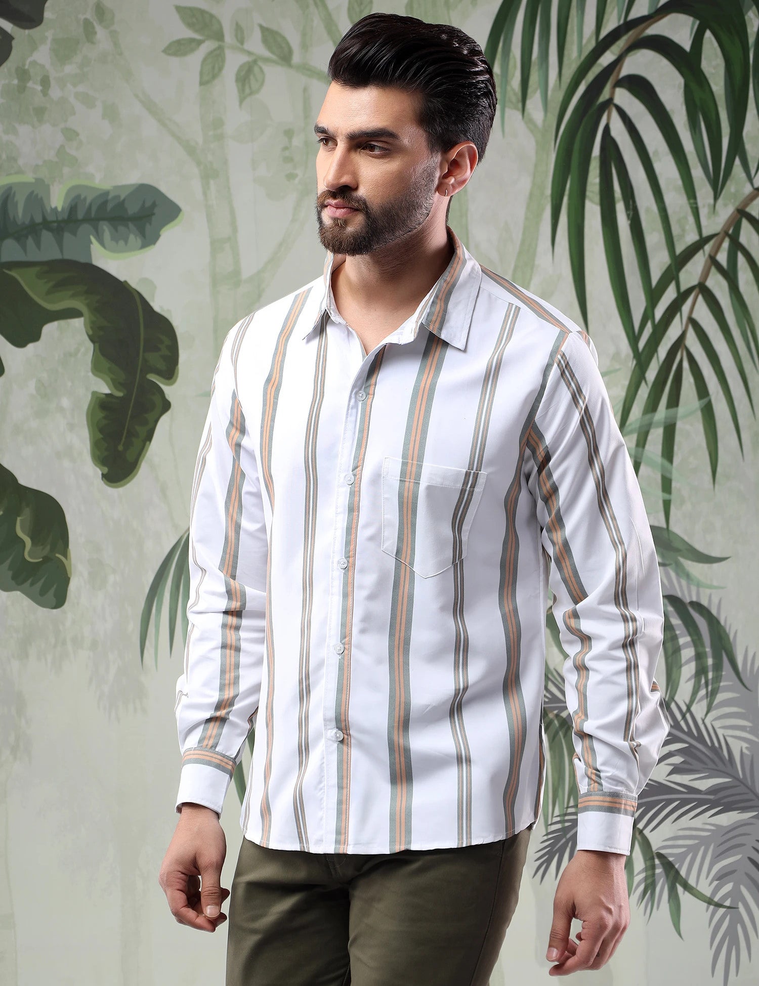 KOTTY Men Printed Casual Multicolor Shirt 