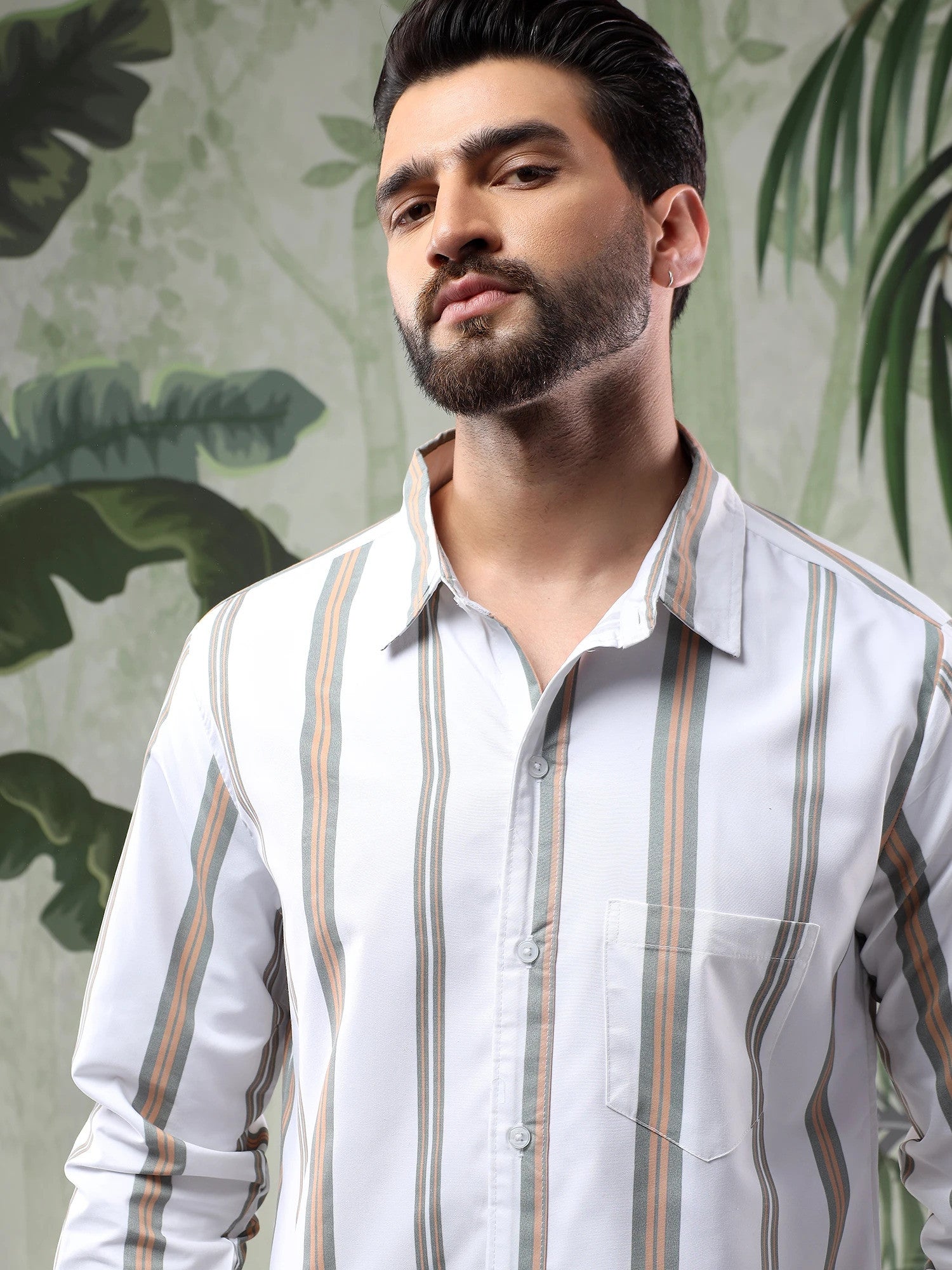 KOTTY Men Printed Casual Multicolor Shirt 