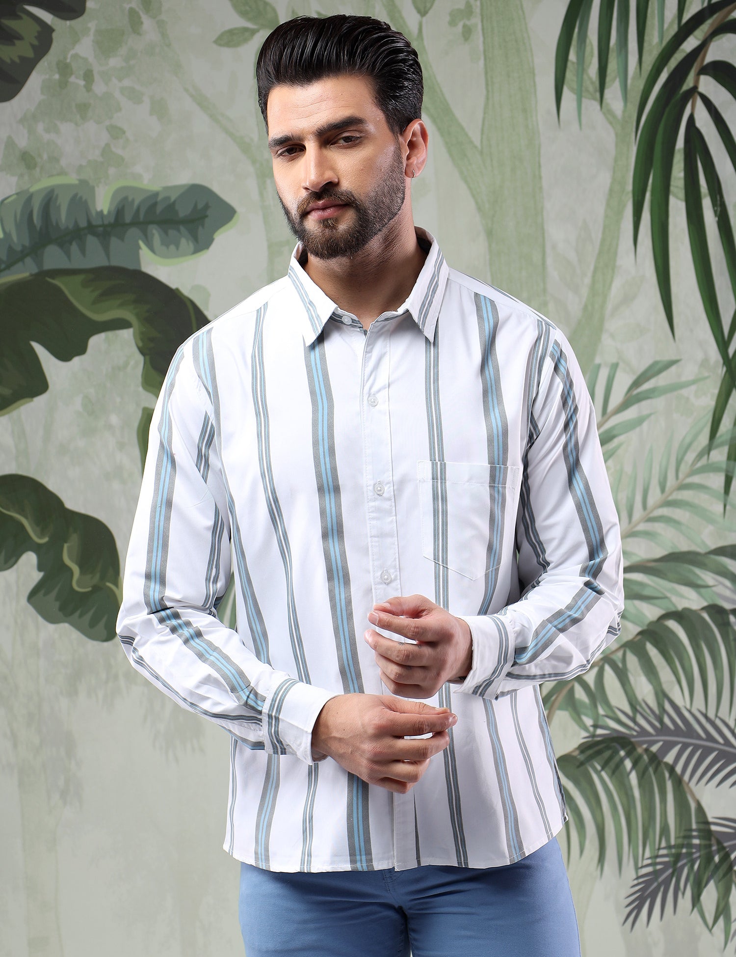 KOTTY Men Printed Casual Multicolor Shirt 