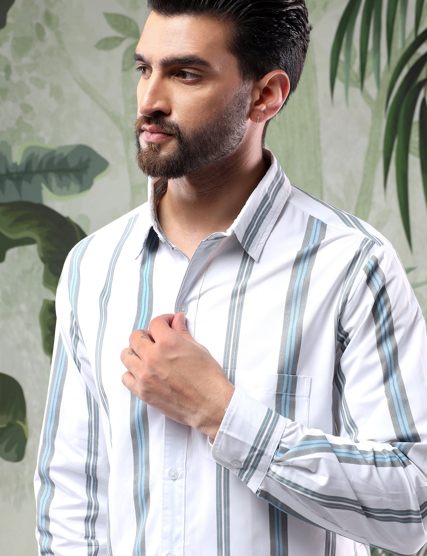 KOTTY Men Printed Casual Multicolor Shirt 