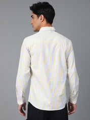 KOTTY Men Checkered Casual Multicolor Shirt 