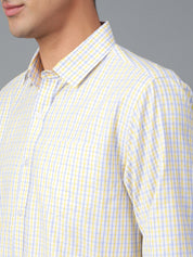 KOTTY Men Checkered Casual Multicolor Shirt 