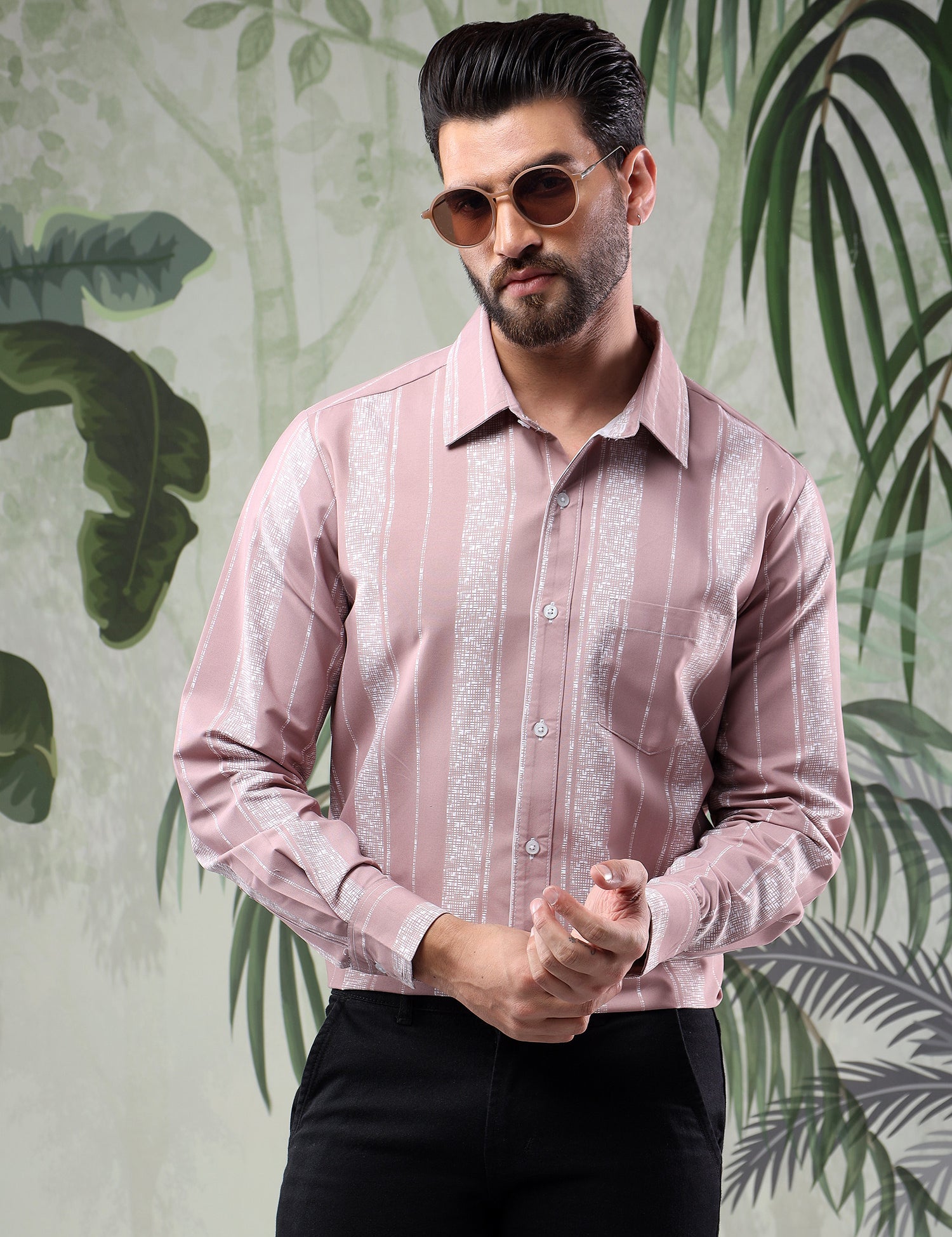 KOTTY Men Printed Casual Multicolor Shirt 