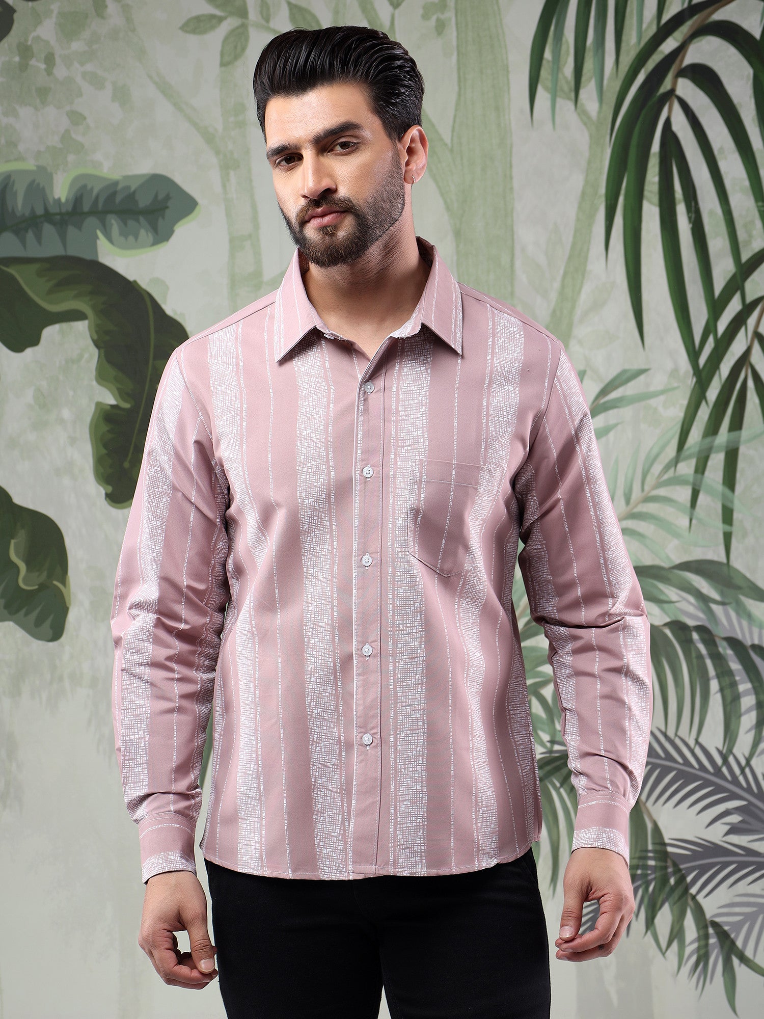 KOTTY Men Printed Casual Multicolor Shirt 