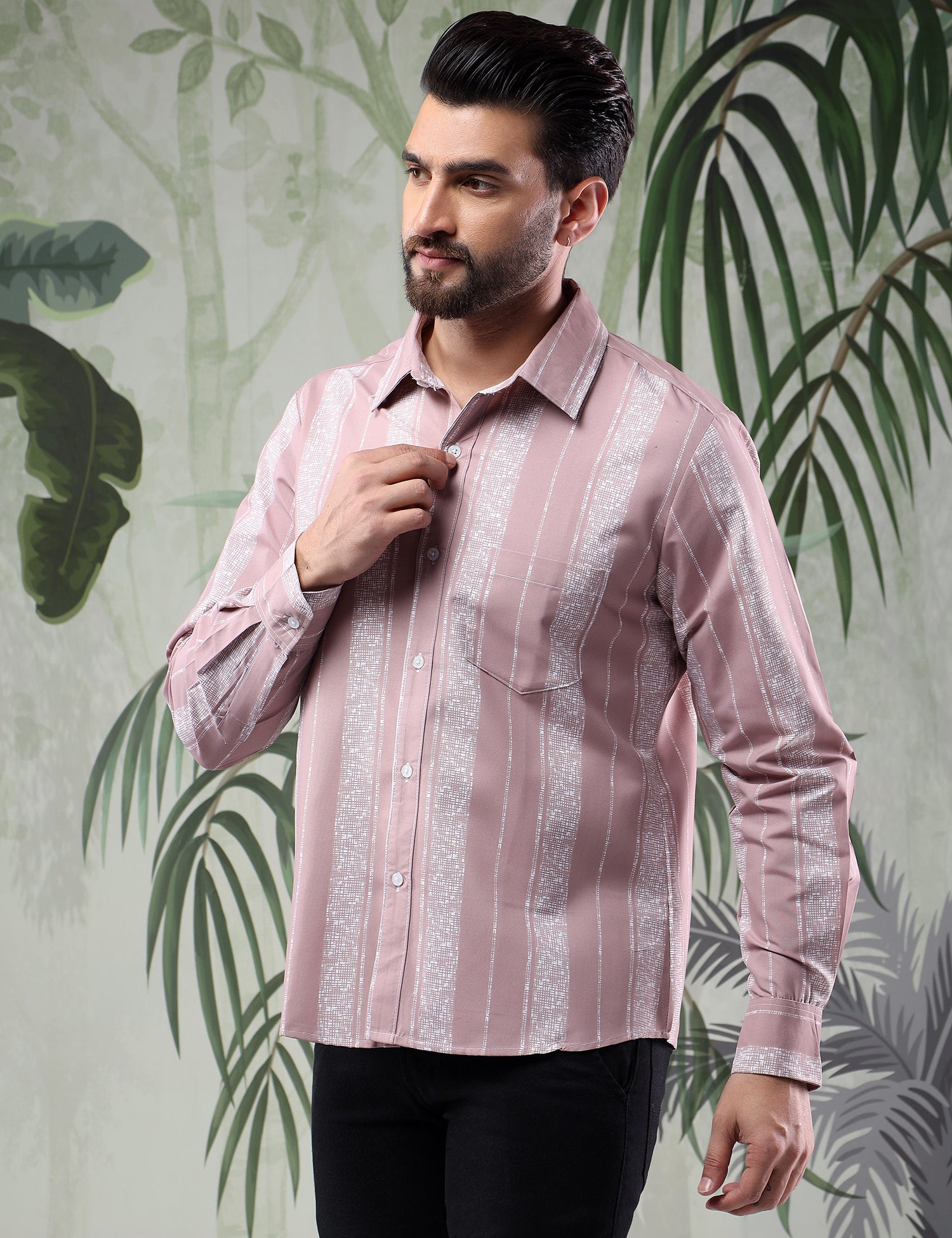 KOTTY Men Printed Casual Multicolor Shirt 