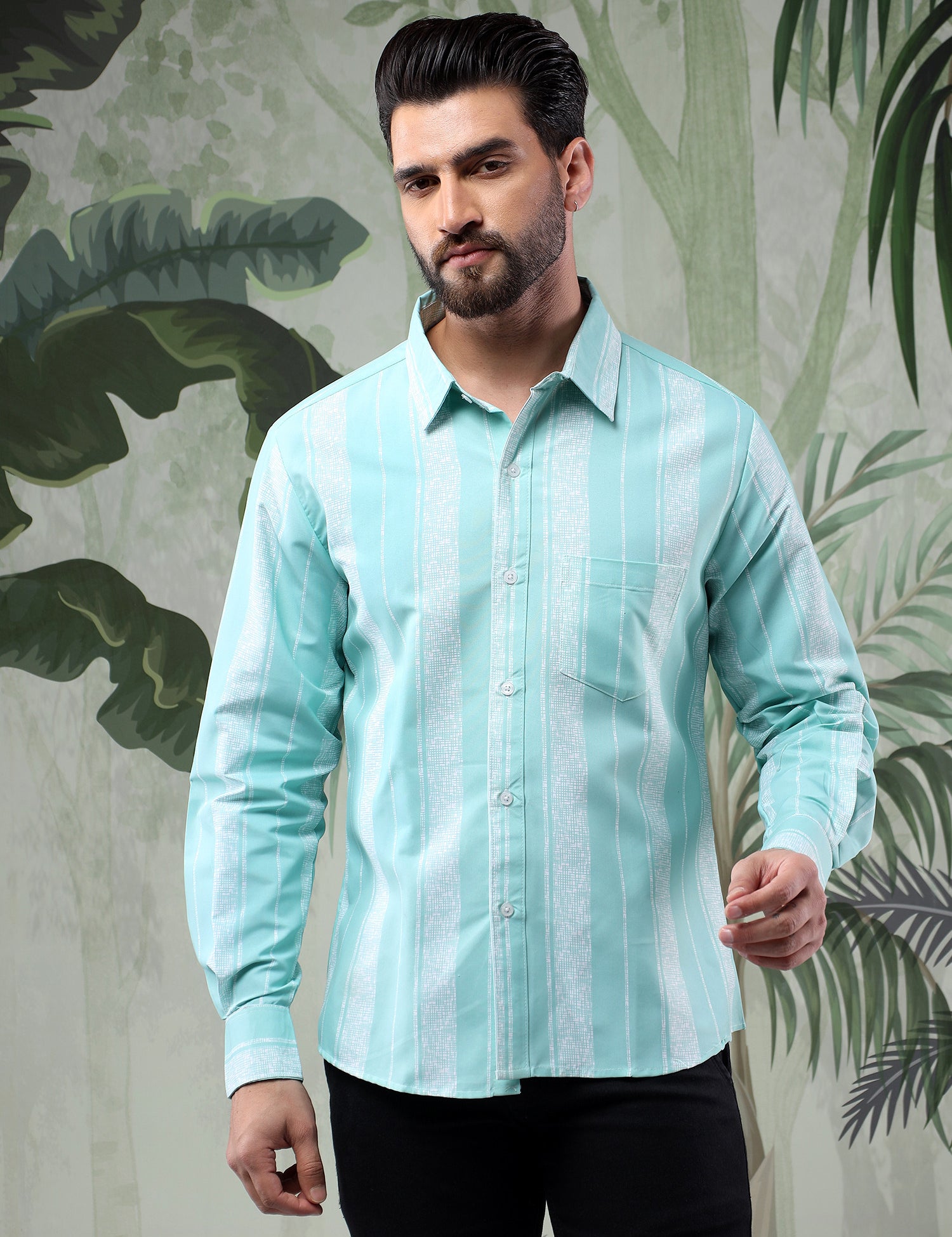 KOTTY Men Printed Casual Multicolor Shirt 