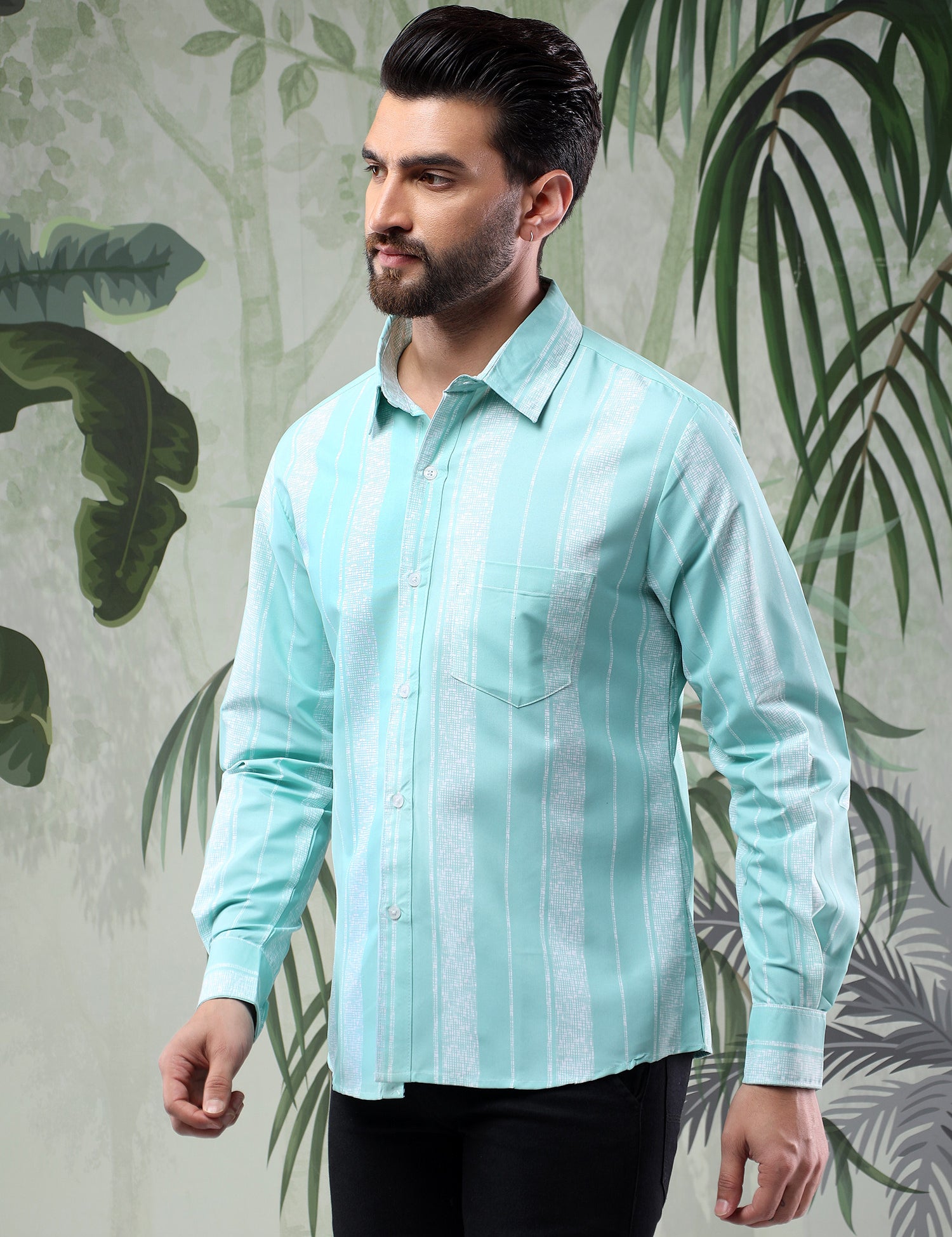 KOTTY Men Printed Casual Multicolor Shirt 