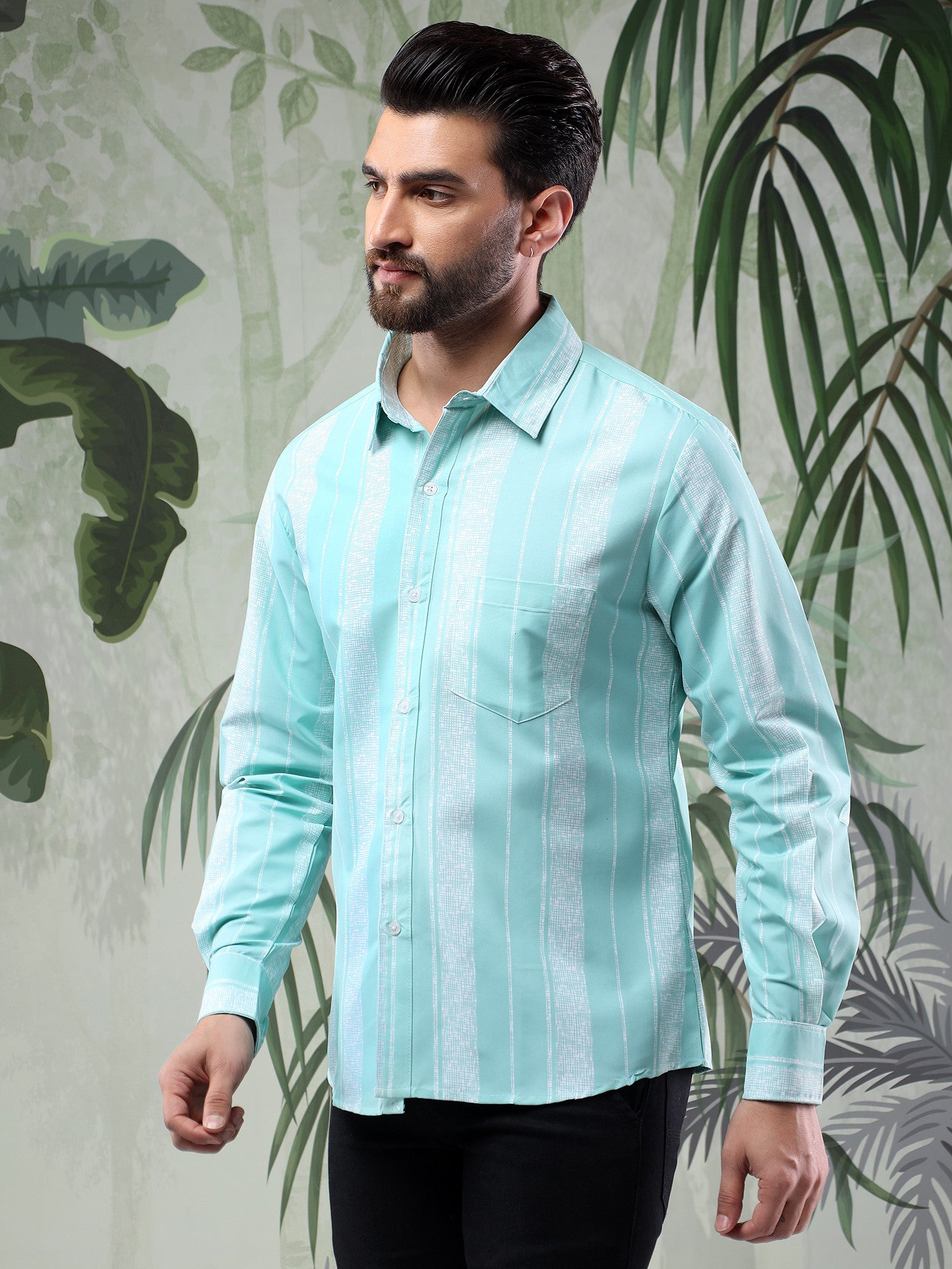 KOTTY Men Printed Casual Multicolor Shirt 