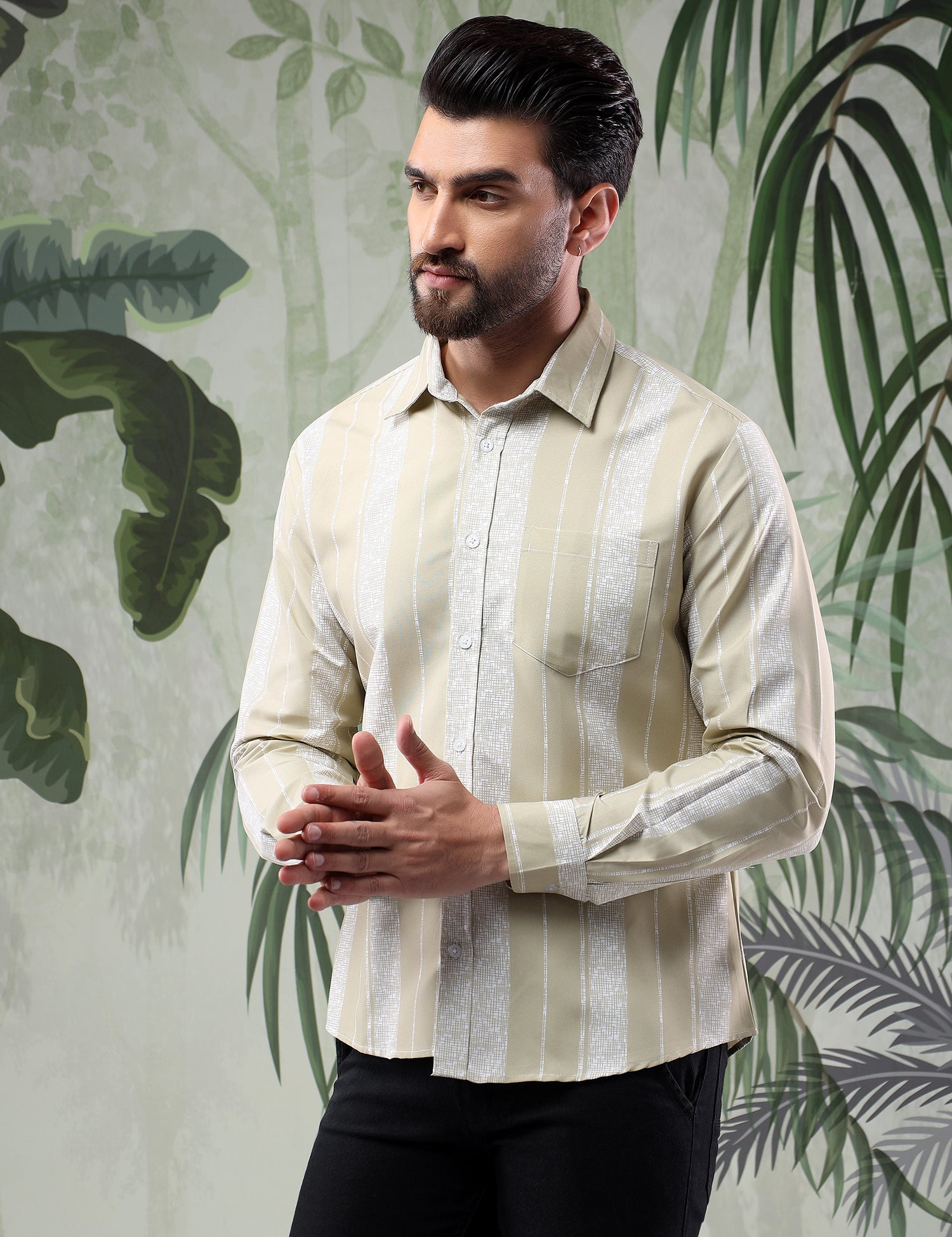KOTTY Men Printed Casual Multicolor Shirt 