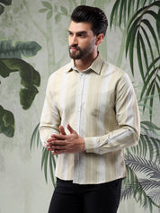 KOTTY Men Printed Casual Multicolor Shirt 