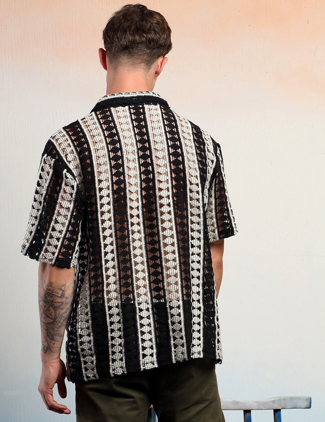 KOTTY Men Striped Casual Multicolor Shirt 