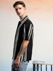 KOTTY Men Striped Casual Multicolor Shirt 