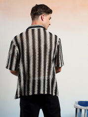 KOTTY Men Striped Casual Multicolor Shirt 