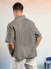 KOTTY Men Striped Casual Multicolor Shirt 