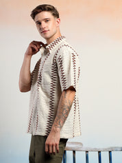 KOTTY Men Striped Casual Multicolor Shirt 