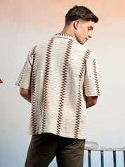 KOTTY Men Striped Casual Multicolor Shirt 