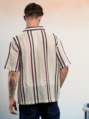 KOTTY Men Striped Casual Multicolor Shirt 