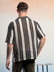 KOTTY Men Striped Casual Multicolor Shirt 