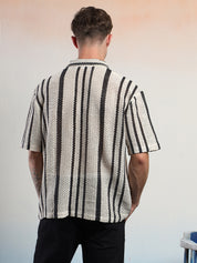 KOTTY Men Striped Casual Multicolor Shirt 
