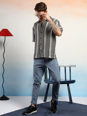 KOTTY Men Striped Casual Multicolor Shirt 