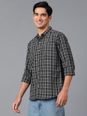 KOTTY Men Checkered Casual Multicolor Shirt 