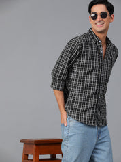KOTTY Men Checkered Casual Multicolor Shirt 