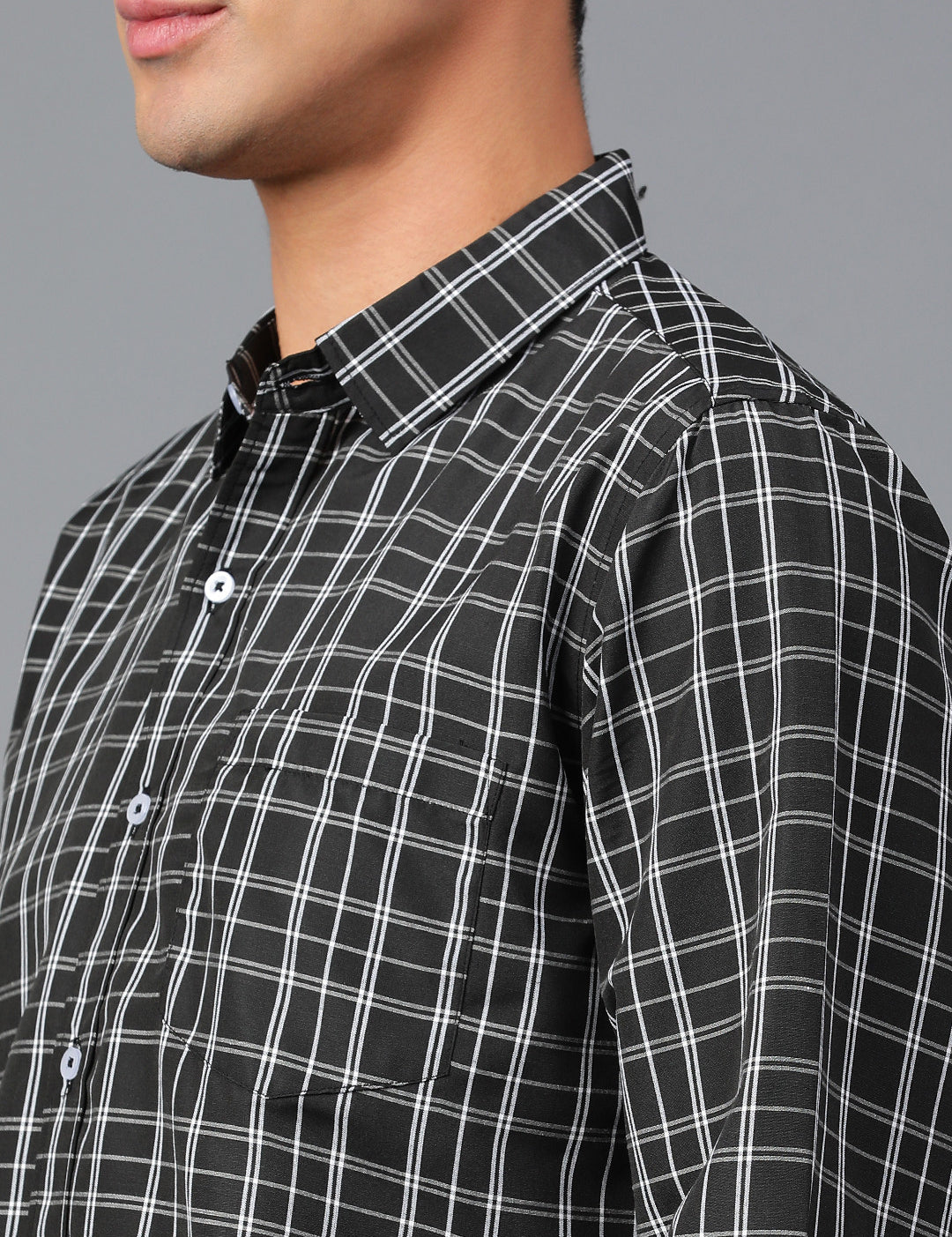 KOTTY Men Checkered Casual Multicolor Shirt 