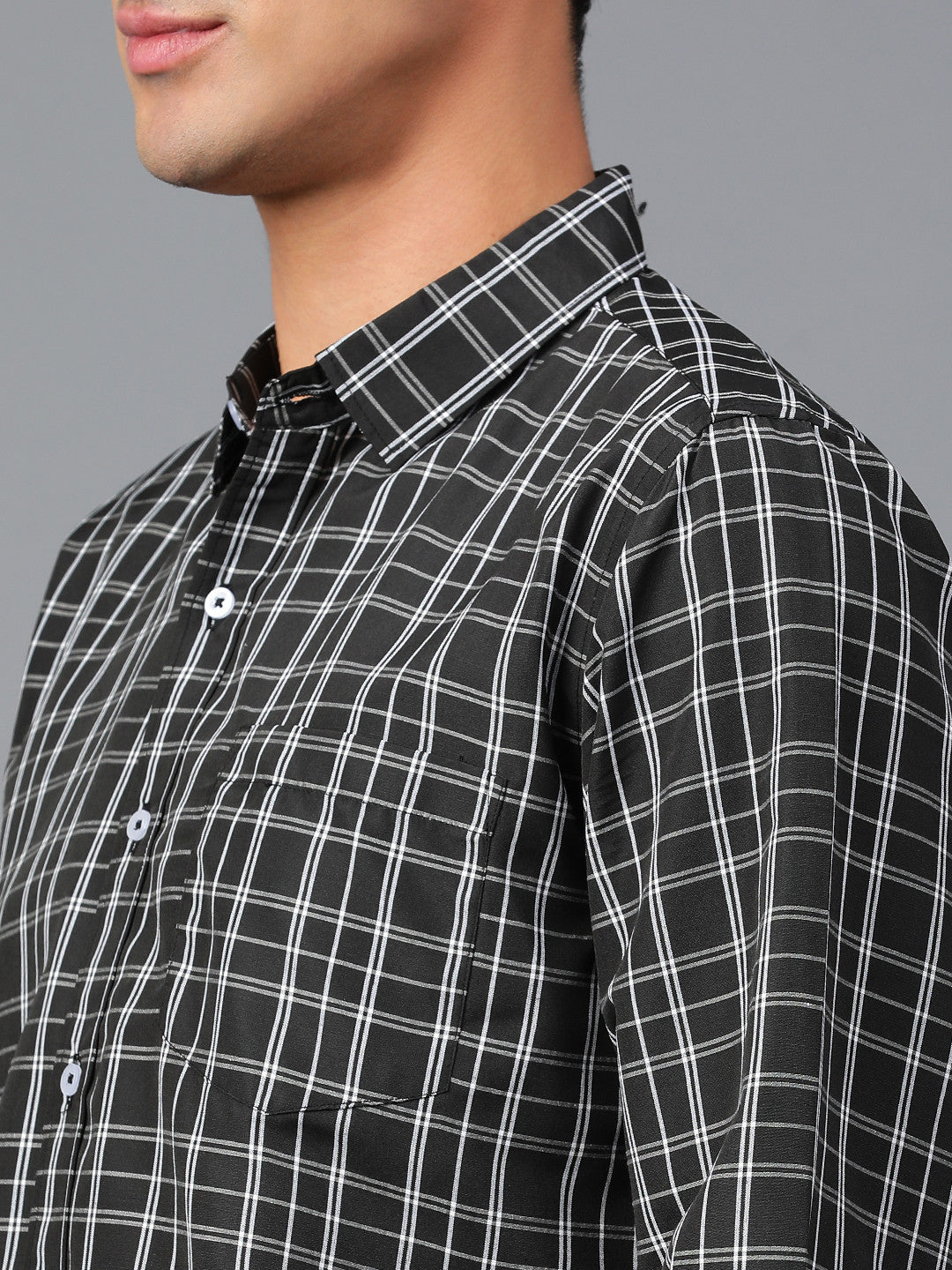 KOTTY Men Checkered Casual Multicolor Shirt 