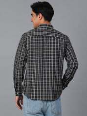 KOTTY Men Checkered Casual Multicolor Shirt 