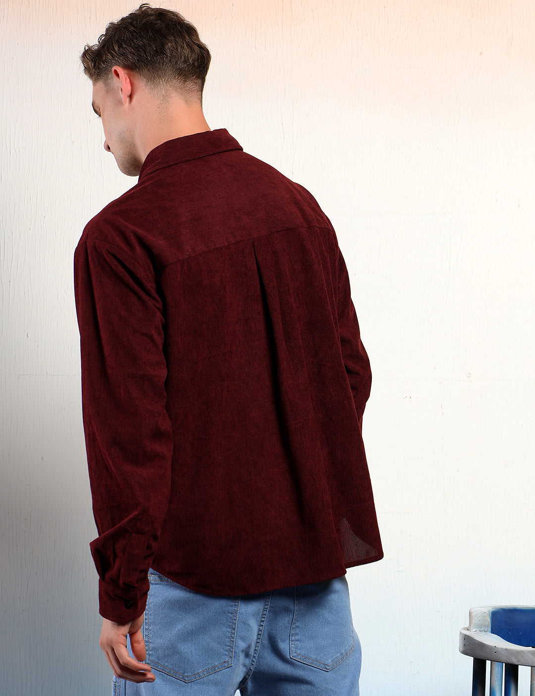 KOTTY Men Solid Casual Red Shirt 