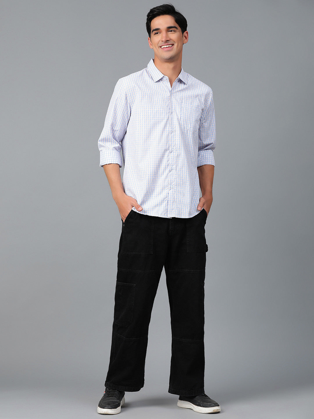 KOTTY Men Checkered Casual Multicolor Shirt 
