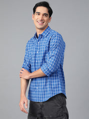 KOTTY Men Checkered Casual Multicolor Shirt 