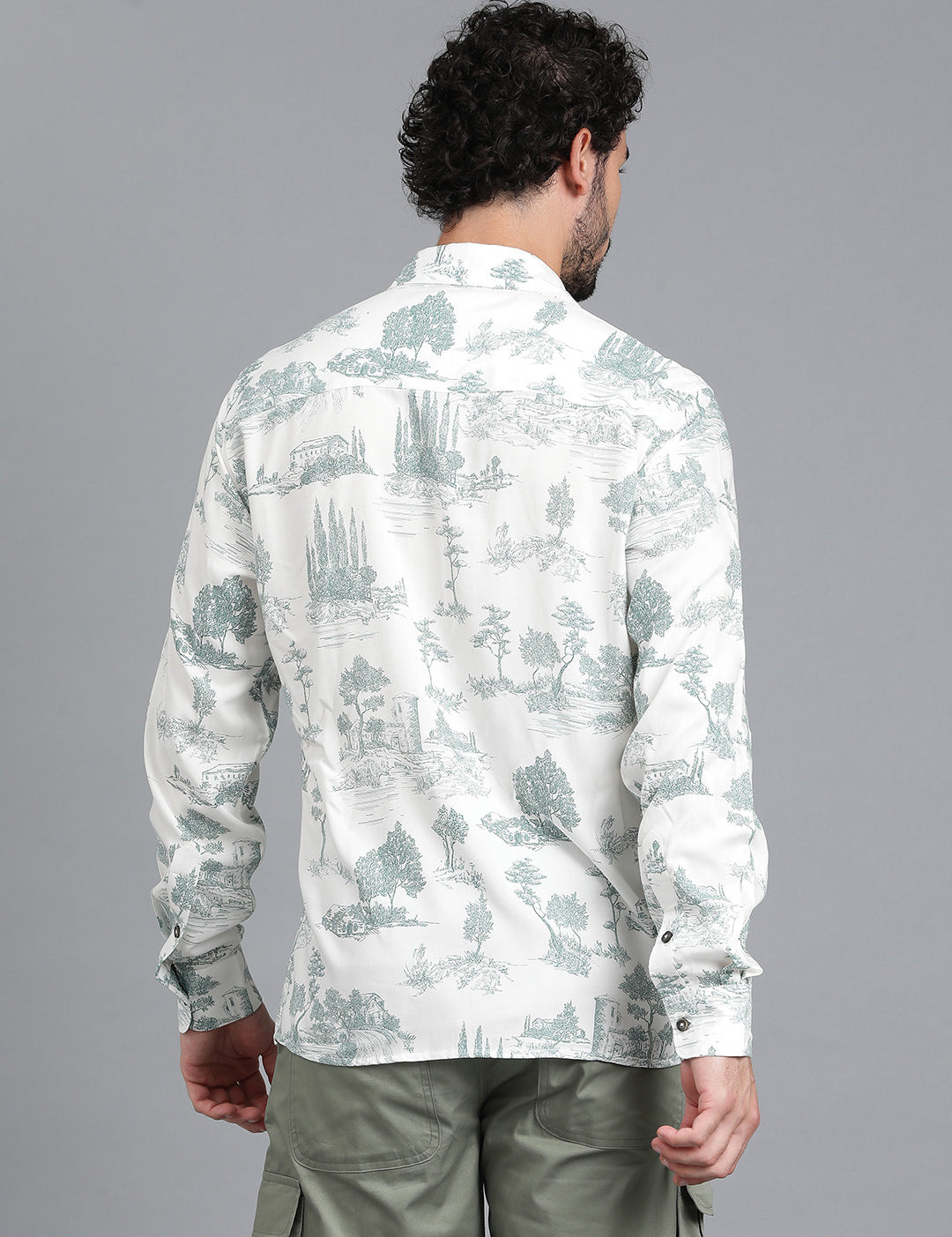 KOTTY Men Printed Casual Multicolor Shirt 
