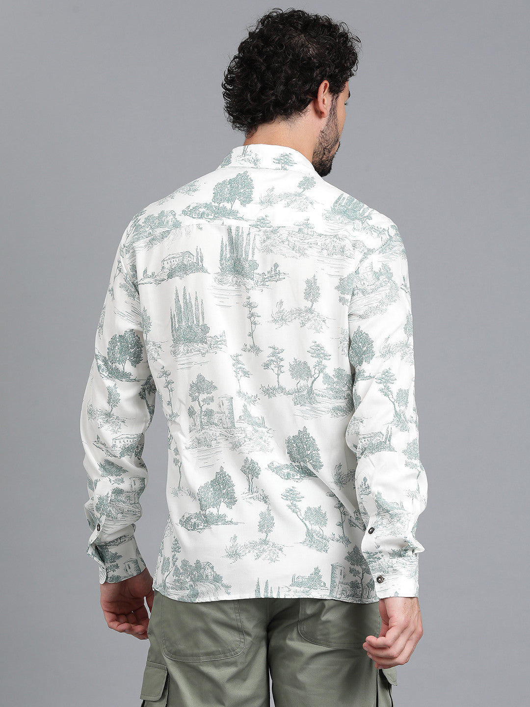KOTTY Men Printed Casual Multicolor Shirt 