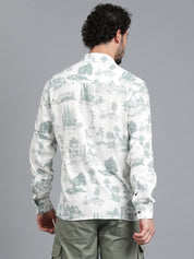 KOTTY Men Printed Casual Multicolor Shirt 