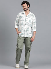 KOTTY Men Printed Casual Multicolor Shirt 
