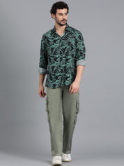KOTTY Men Printed Casual Multicolor Shirt 